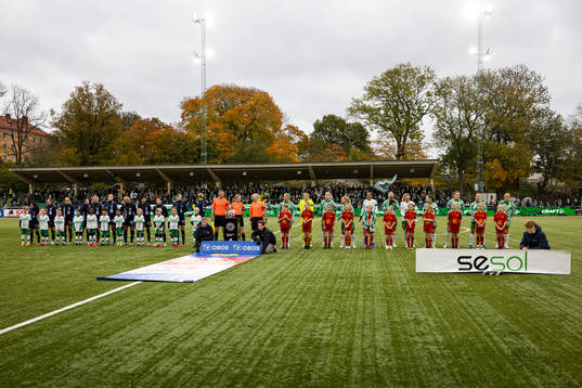 Linköpings och Hammarbys lag i lineup