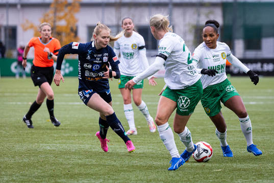 Linköpings Malin Brenn mot Hammarbys Madelen Janogy
