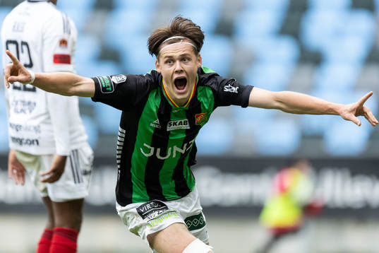 GAIS Axel Henriksson jublar