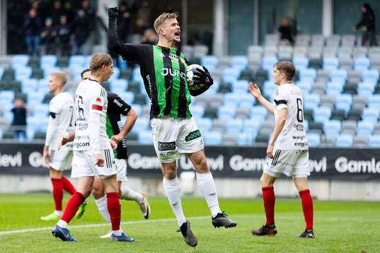 GAIS  Alexander Ahl Holmström jublar