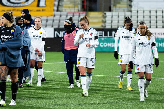 Djurgårdens spelare deppar