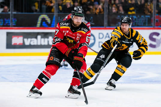Luleås Linus Omark och Skellefteås Oscar Lindberg