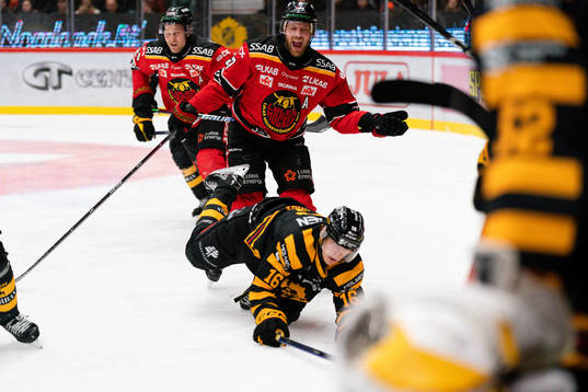 Luleås Linus Omark och Skellefteås Linus Lindström