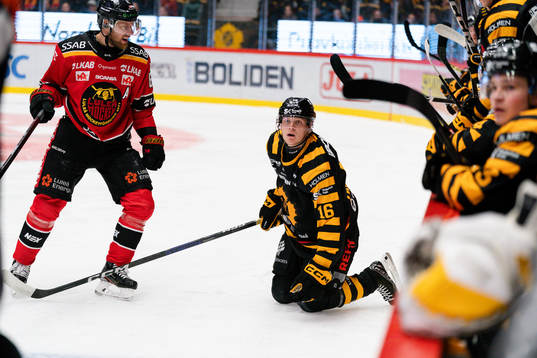 Luleås Linus Omark och Skellefteås Linus Lindström