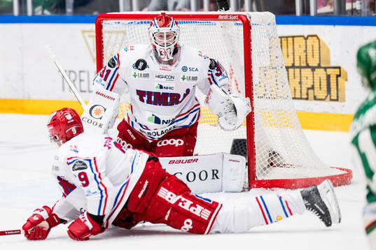 Timrå IKs målvakt Tim Juel