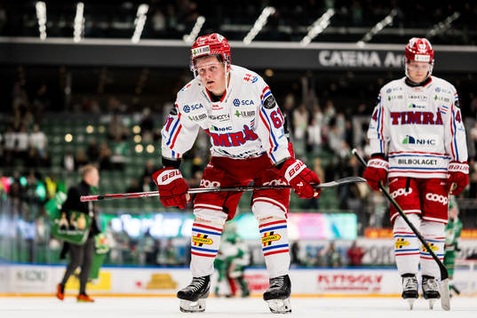 Timrå IKs Axel Rindell deppar