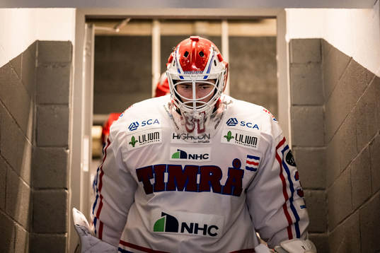 Timrå IKs målvakt Tim Juel