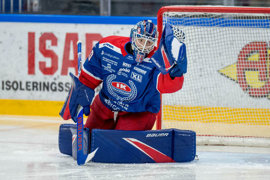 Oskarshamns målvakt Hubert Forsberg Zetterström