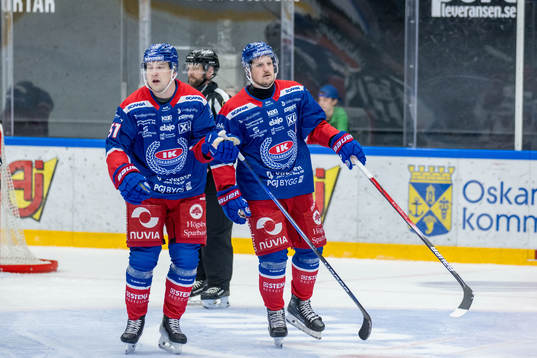 Oskarshamns Alexander Anderberg och Patrik Karlkvist deppar
