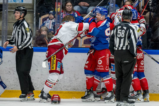 MoDos Mikkel Aagaard och Oskarshamns Nick Olesen