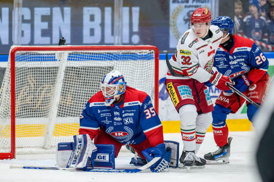 Oskarshamns målvakt Emil Kruse