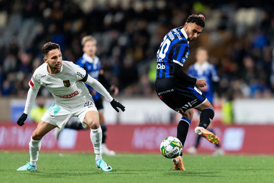 Brommapojkarnas Marijan Cosic och Sirius Joakim Persson