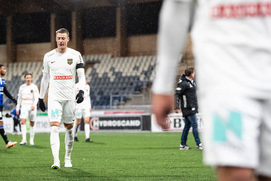 Brommapojkarnas Jesper Löfgren deppar