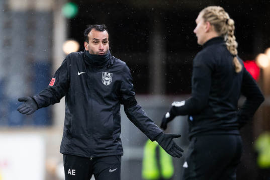Brommapojkarnas assisterande tränare Andreas Engelmark