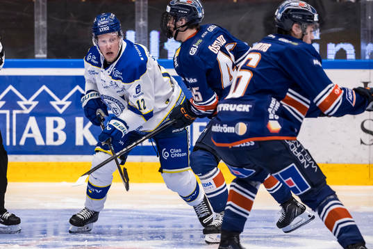 Leksands Kalle Östman och Växjös Noah Östlund