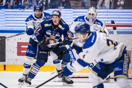 Leksands Patrik Zackrisson och Växjös Emil Sylvegård
