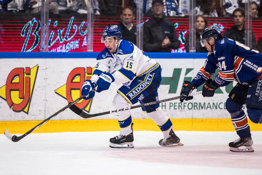 Leksands Max Veronneau och Växjös Joel Persson
