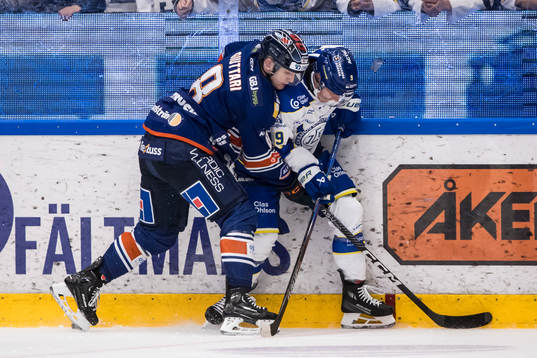 Växjös Zachary Giuttari och Leksands Patrik Zackrisson