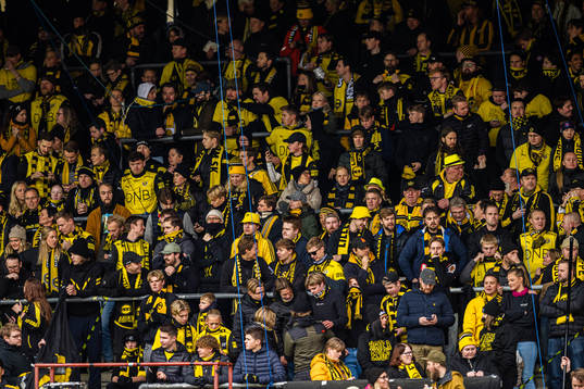 Spectators in the stands