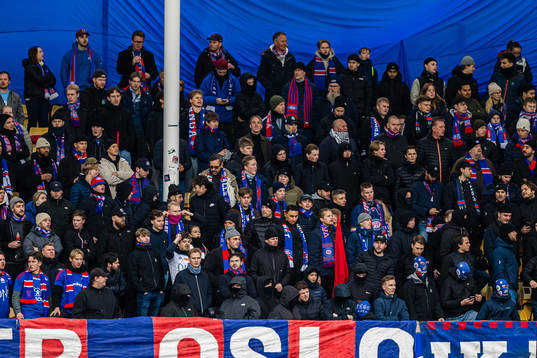 Spectators in the stands