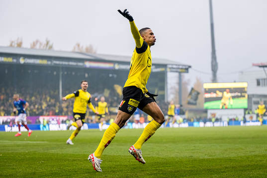 Mathis Gazoa Kippersund Bolly of Lillestrøm celebrates