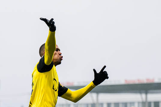 Mathis Gazoa Kippersund Bolly of Lillestrøm celebrates
