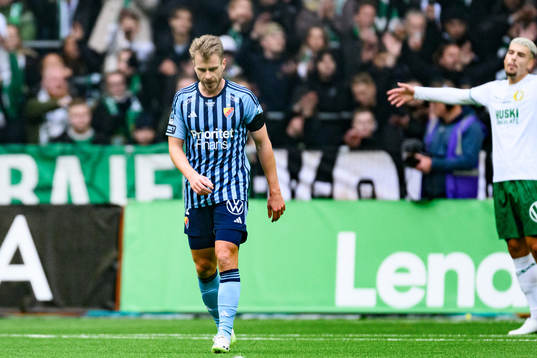 Djurgårdens Rasmus Schuller deppar