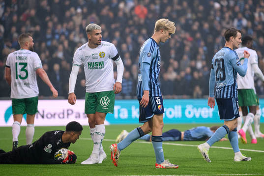 Djurgårdens Lucas Bergvall deppar