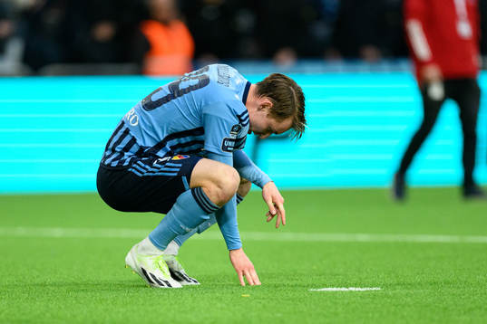 Djurgårdens Noel Milleskog deppar