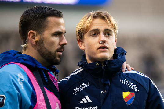 Djurgårdens Fystränare Jens Torgny Ericsson och Oskar