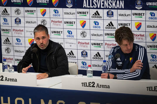 Hammarbys tränare Marti Cifuentes och Djurgårdens