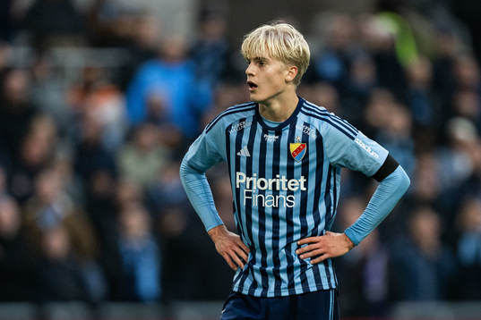 Djurgårdens Lucas Bergvall deppar