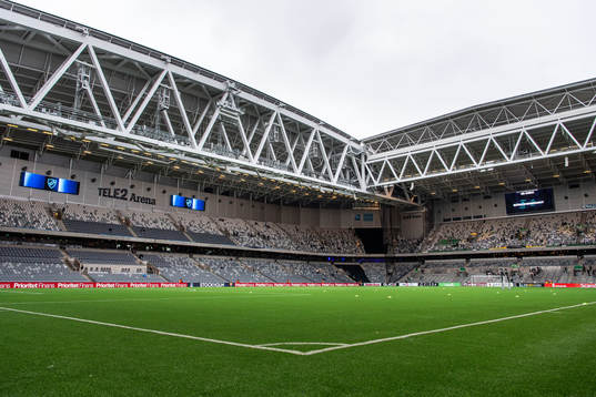 Vy över Tele2 Arena