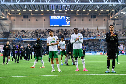 Hammarbys spelare tackar publiken