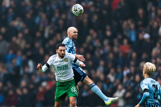 Hammarbys Nahir Besara och Djurgårdens Marcus Danielson