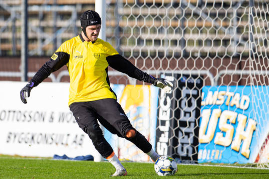 Mjällbys målvakt Noel Törnqvist