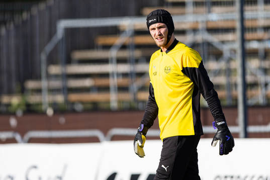 Mjällbys målvakt Noel Törnqvist
