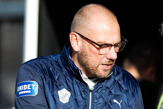 Halmstads tränare Magnus Haglund
