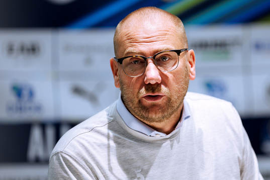 Halmstads tränare Magnus Haglund
