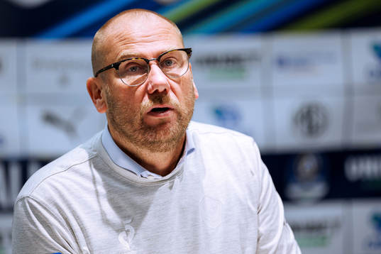 Halmstads tränare Magnus Haglund