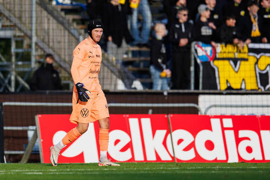 Mjällbys målvakt Noel Törnqvist
