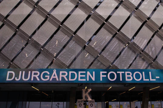 Exteriör av Tele2 Arena