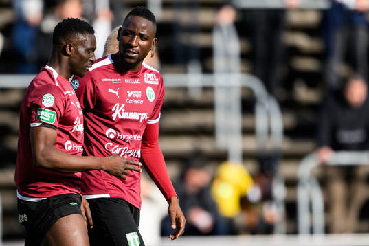 Västerås SKs Ibrahim Yalatif Diabaté och Frederic