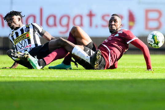 Landskronas Ousmane Diawara och Västerås SKs Frederic