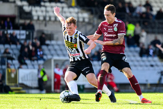 Landskronas Sam Hegdal och Västerås SKs Filip Tronet
