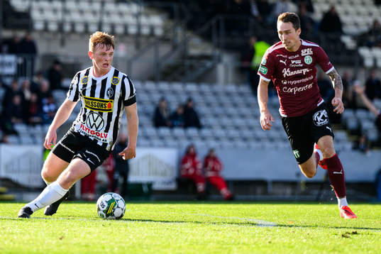 Landskronas Sam Hegdal och Västerås SKs Filip Tronet