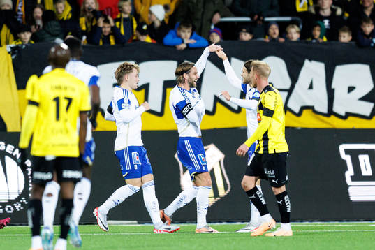 IFK Norrköpings Christoffer Nyman jublar