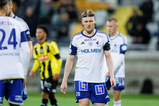 IFK Norrköpings Daniel Fritz Eid deppar