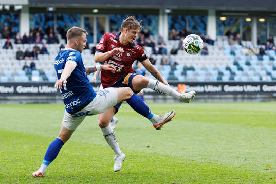 Trelleborgs Filip Bohman och Örgrytes Kevin Holmén
