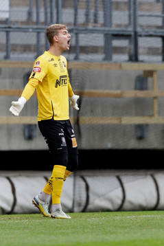 Örgrytes målvakt Mathias Nilsson